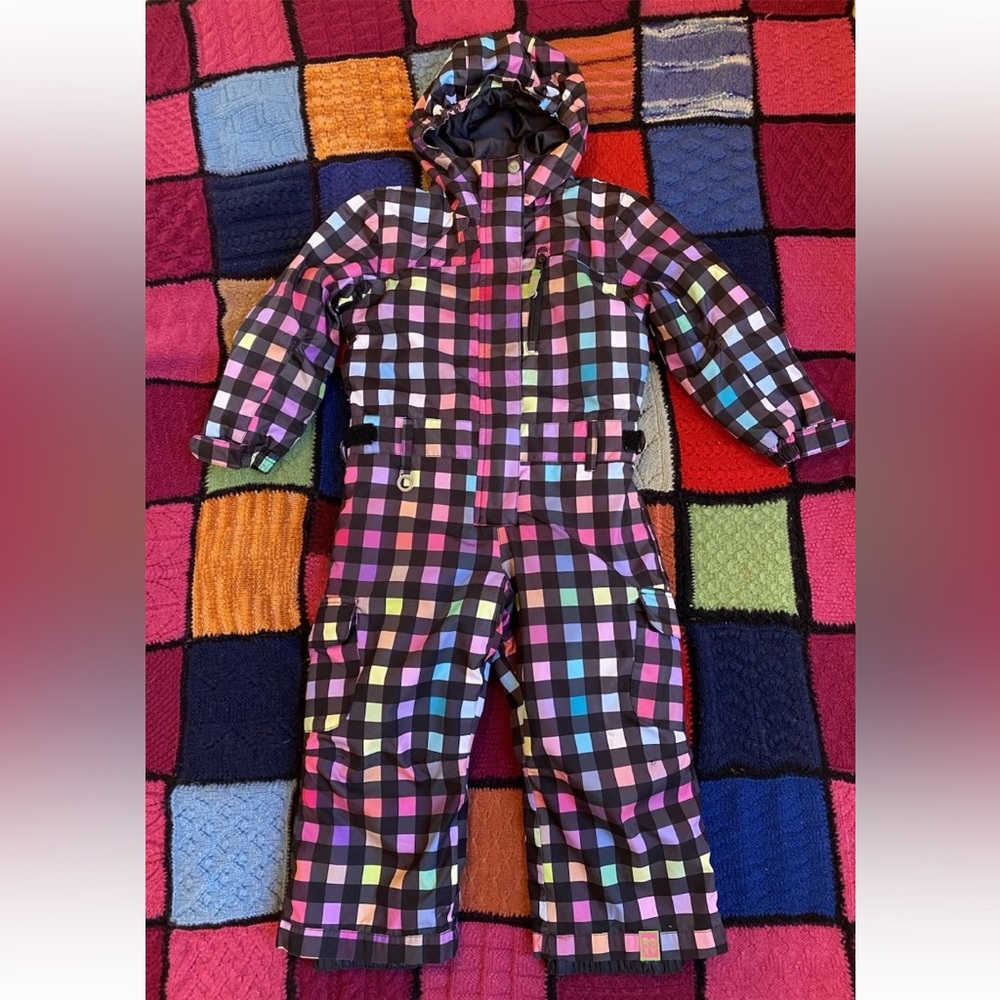 Kids Girls Roxy Multicolor Vintage Snowsuit